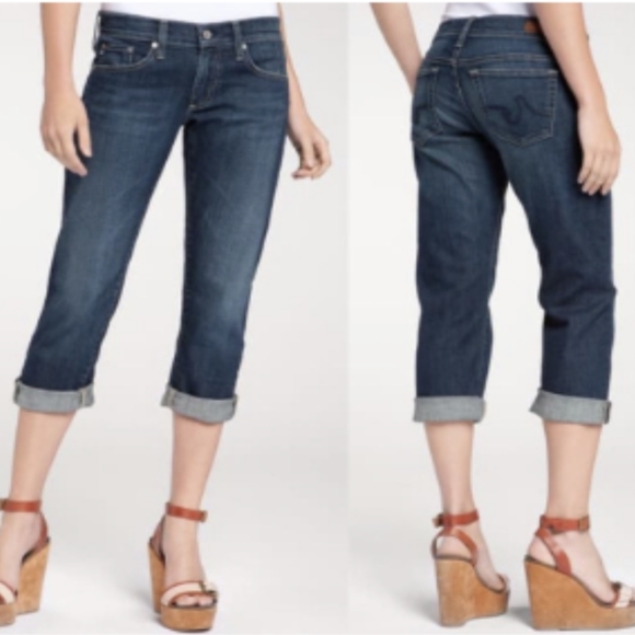 Ag Adriano Goldschmied Denim - 🍪 AG Tomboy Relaxed Straight Crop Jeans USA